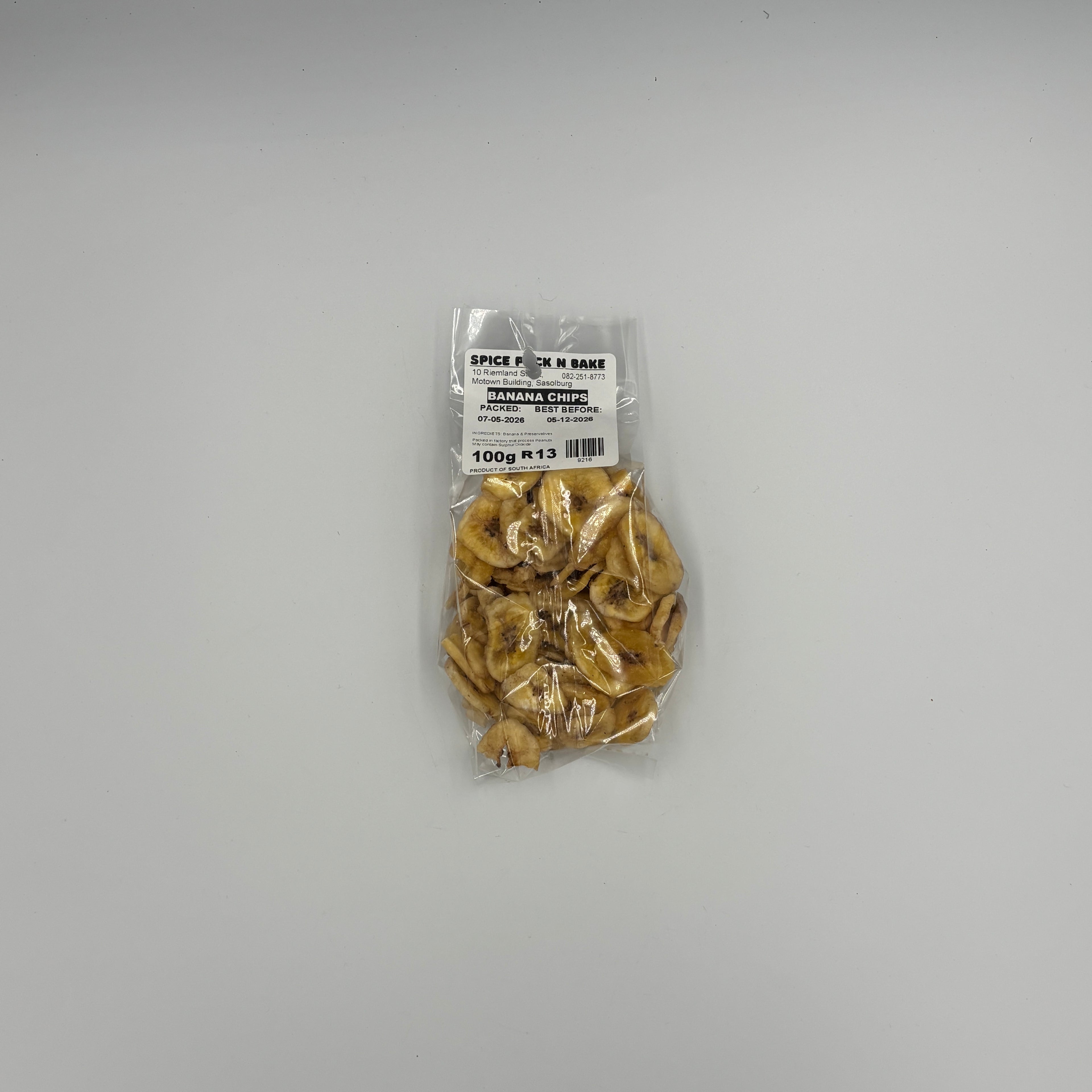 BANANA CHIPS 100G EACH