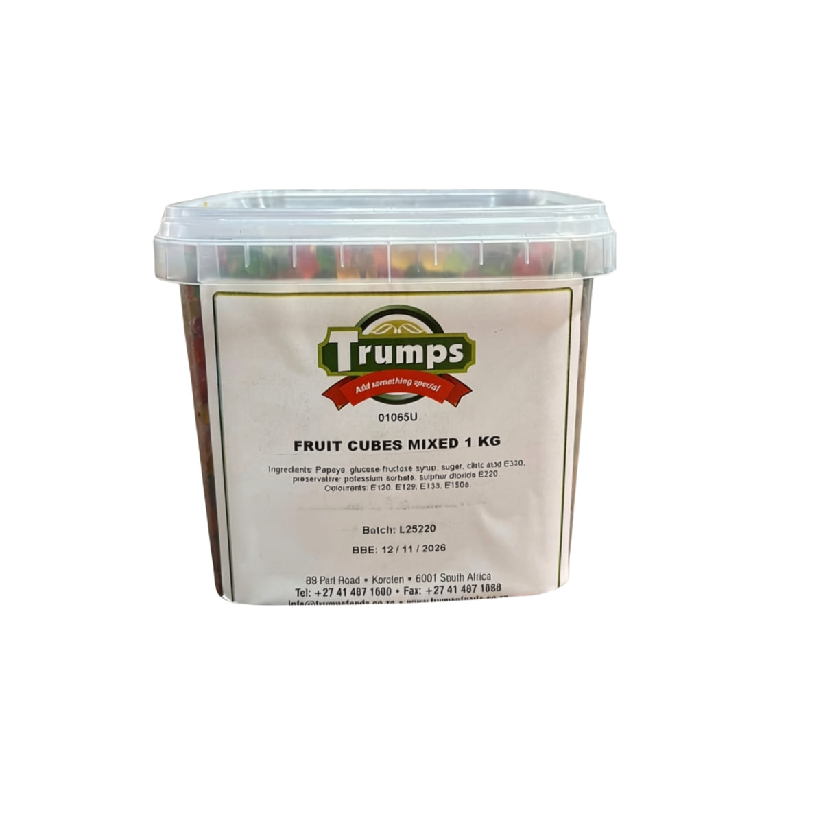 TRUMPS FRUIT CUBES MIXED 1KG