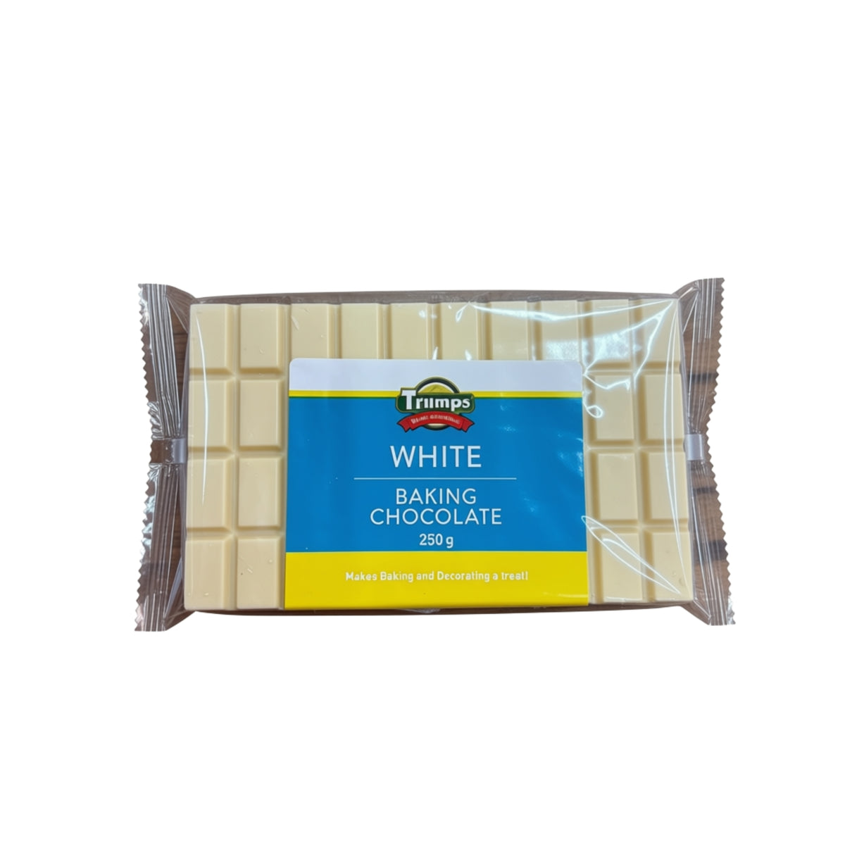 TRUMPS BAKING CHOCOLATE WHITE 250G