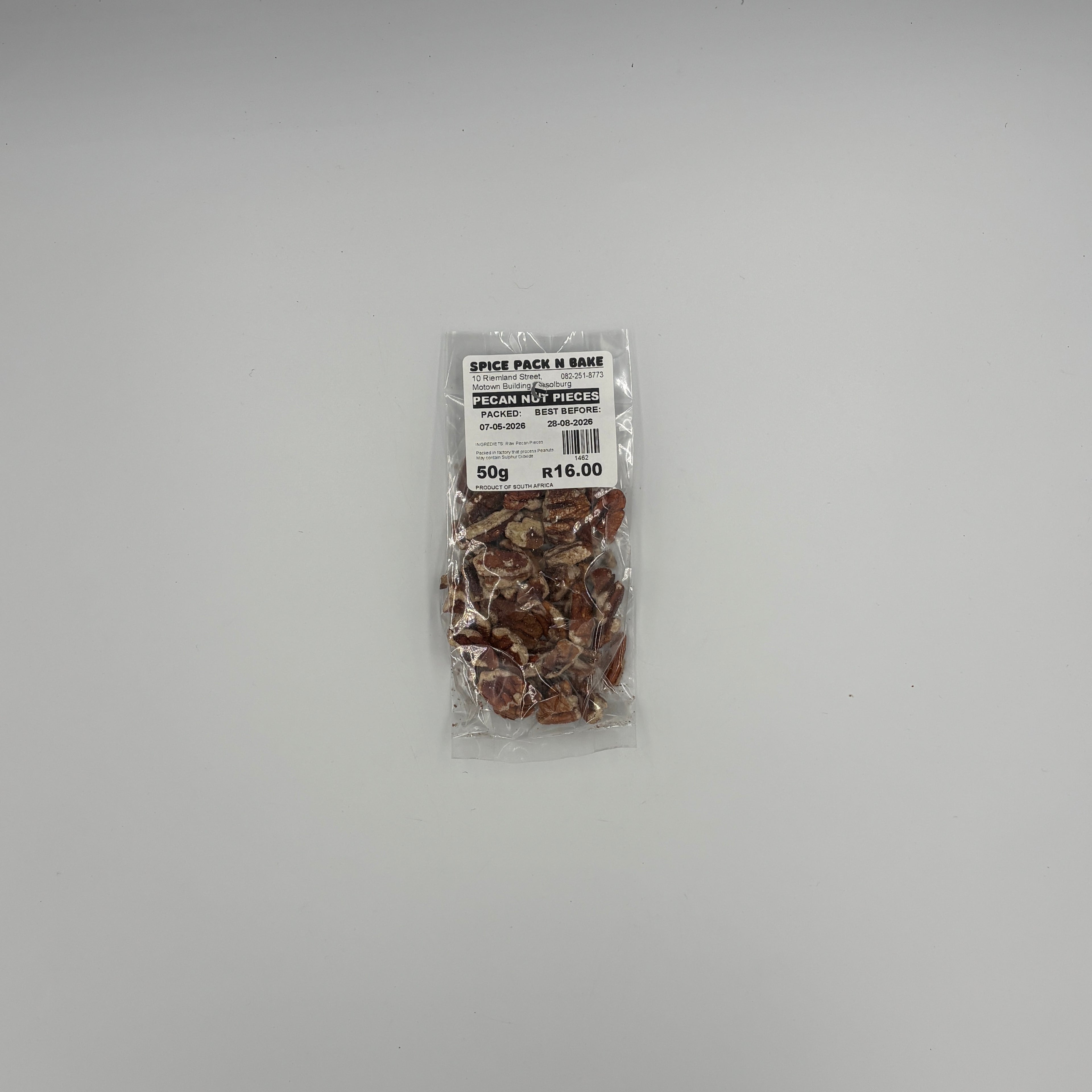 SPB PECAN NUTS PIECES 50G EACH