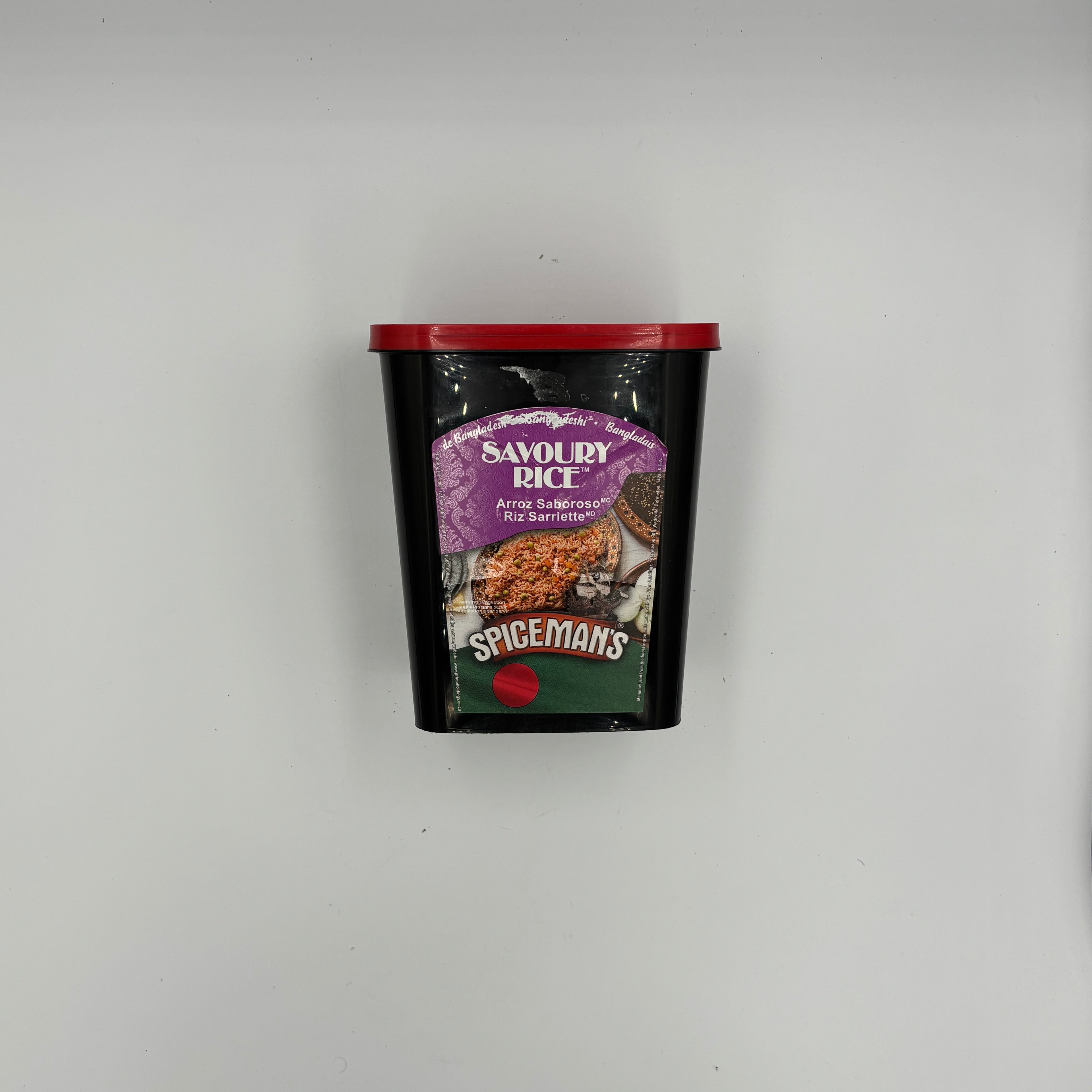 SPICEMANS SAVOURY RICE TUB 1KG EACH
