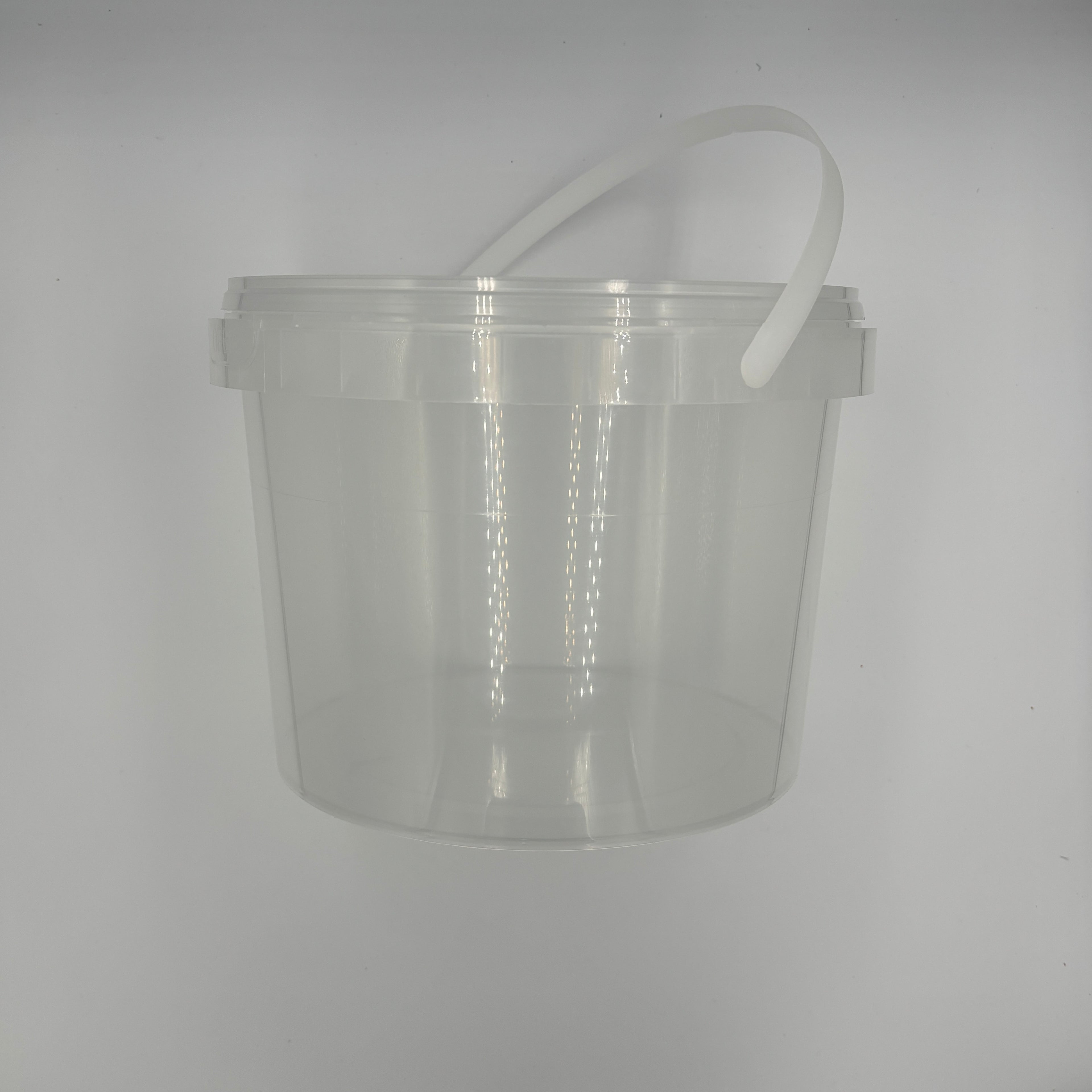 BUCKET 5LT + LID CLEAR - EACH