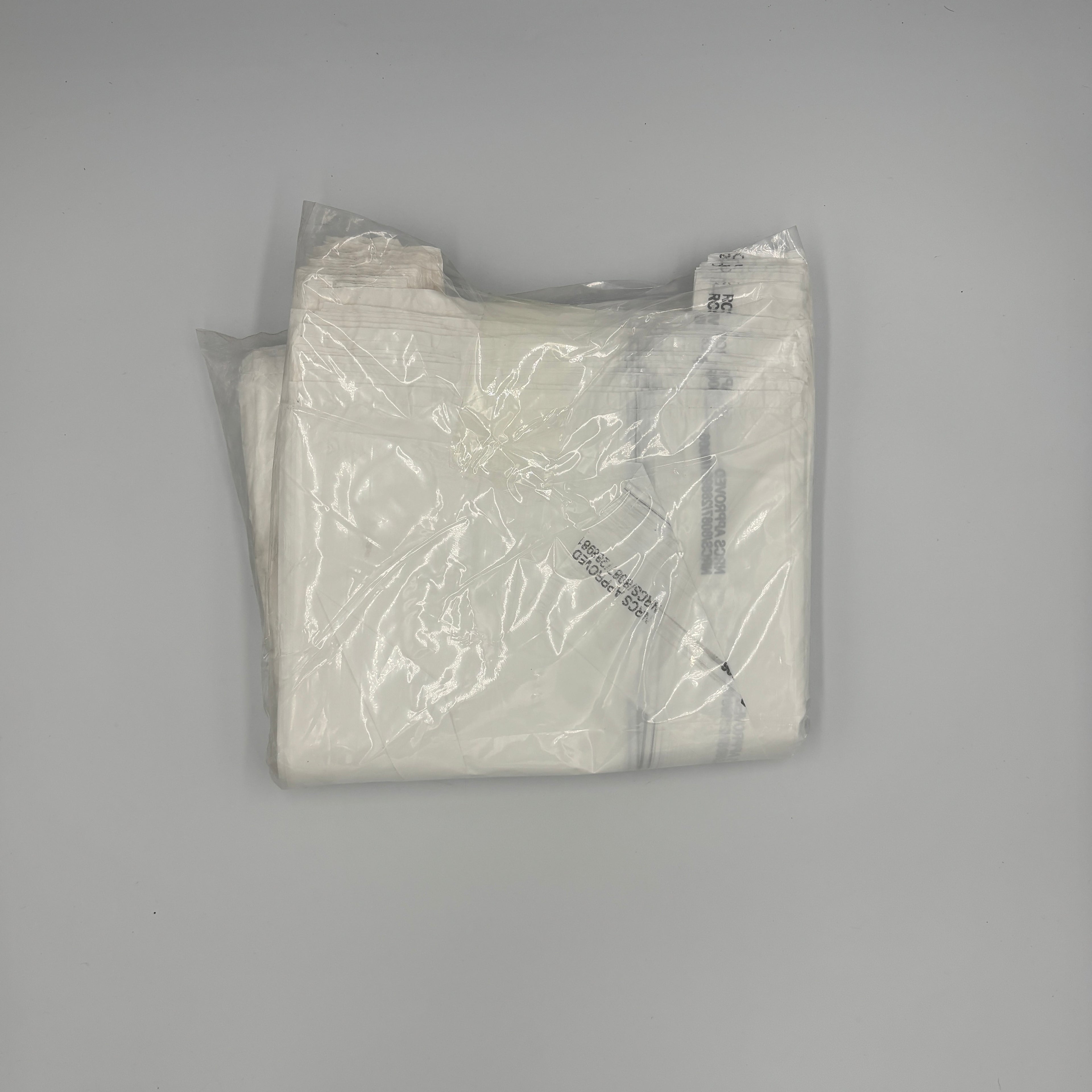 PPG CARRIER BAGS WHITE VIRGIN MINI 100S