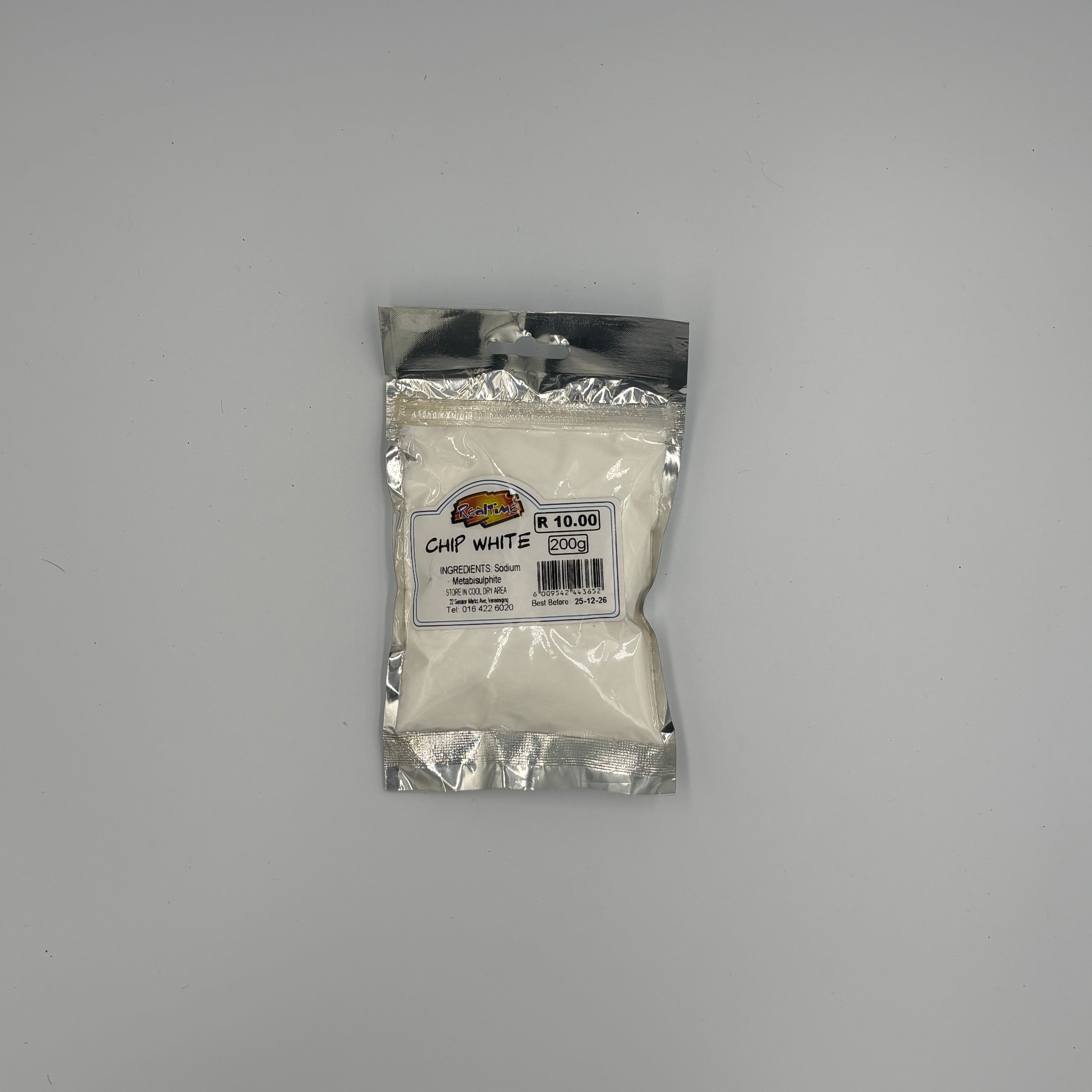 CHIP WHITE 200G EACH