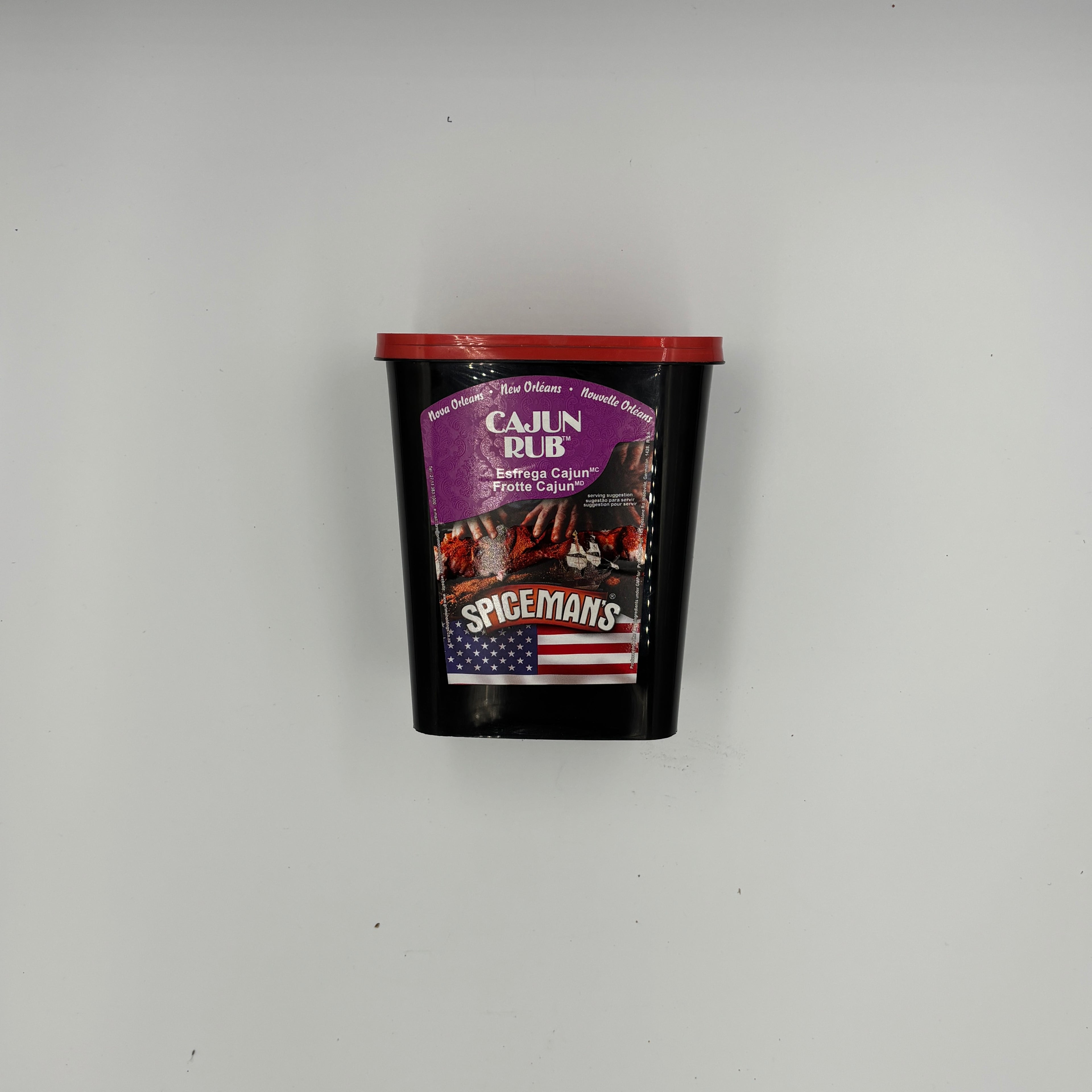 SPICEMANS CAJUN RUB TUB 1KG EACH