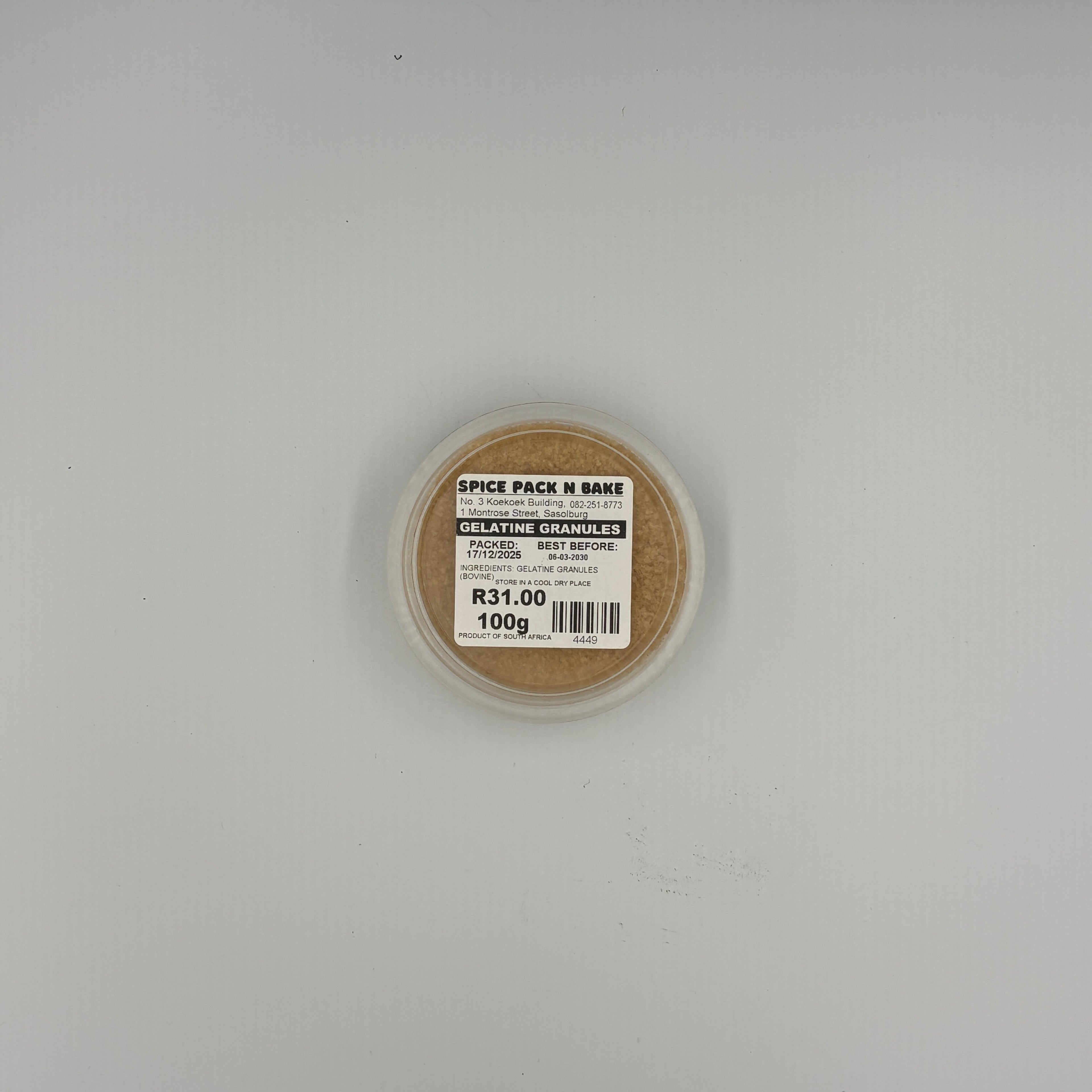 SPB GELATINE 100G EACH